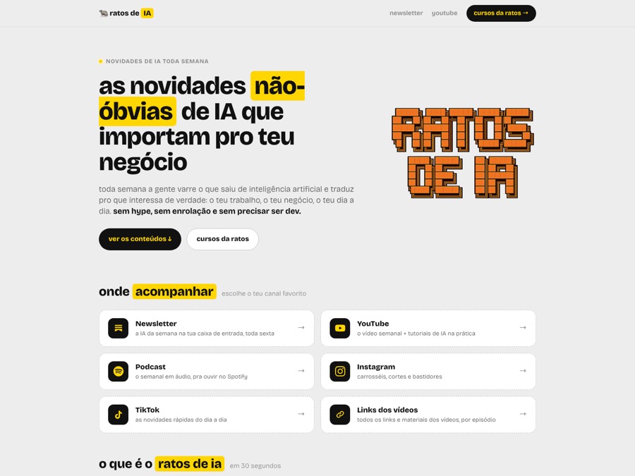 Home do Ratos de IA